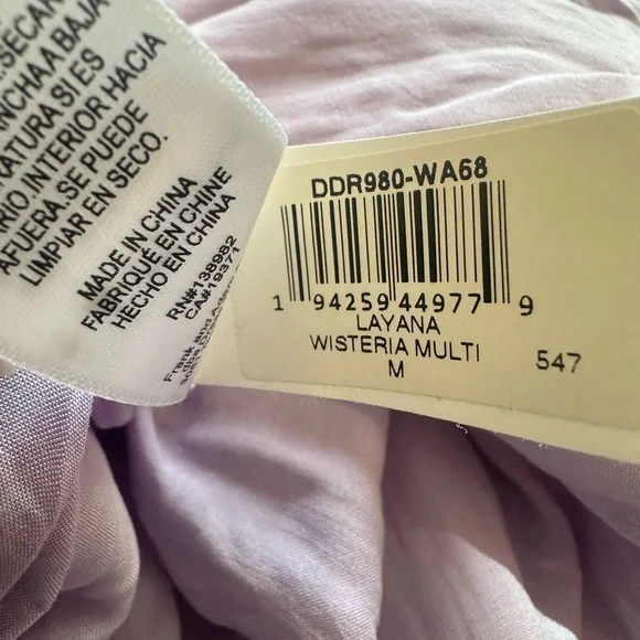 Dress the Population Lavender Floral Strapless Maxi Dress - Picture 11 of 11